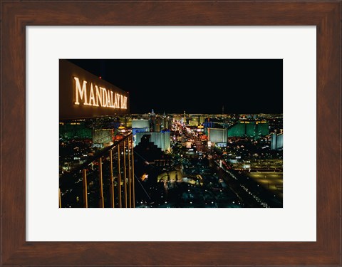 Framed Mandalay Bay Resort And Casino, Las Vegas, Clark County, Nevada Print