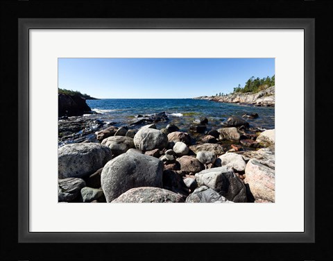 Framed North Shore Lake Superior, Ontario, Canada Print