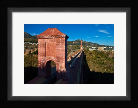 Framed 19th Century Eagle Aqueduct, Spain Print