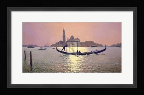 Framed Looking Towards San Giorgio (LE) Print