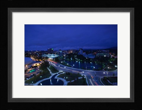 Framed Big Spring Park, Huntsville, Madison County, Alabama Print