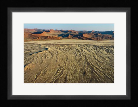 Framed Sossusvlei, Namib Desert, Namib-Naukluft National Park Print