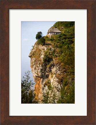 Framed Cottage on a Cliff, Usambara Mountains, Tanzania Print
