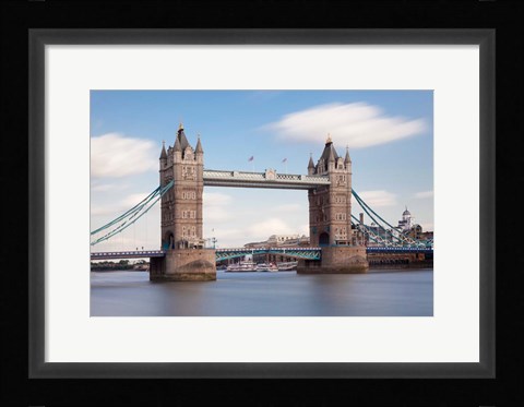 Framed Tower Bridge, Thames River, London, England Print