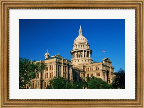Framed State Capitol Building, Austin, TX Print