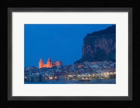 Framed Cefalu, Sicily, Italy Print