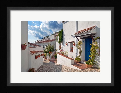 Framed El Acebuchal, Ghost Village, Andalucia, Spain Print