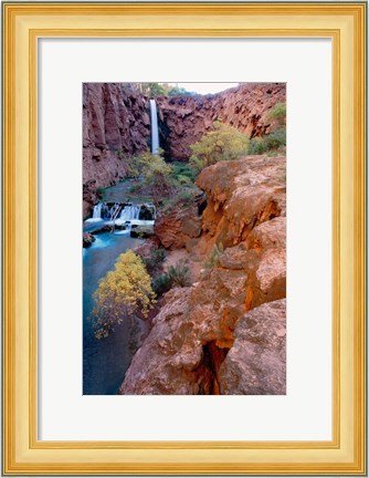 Framed Havasu Falls, Grand Canyon National Park, Arizona Print