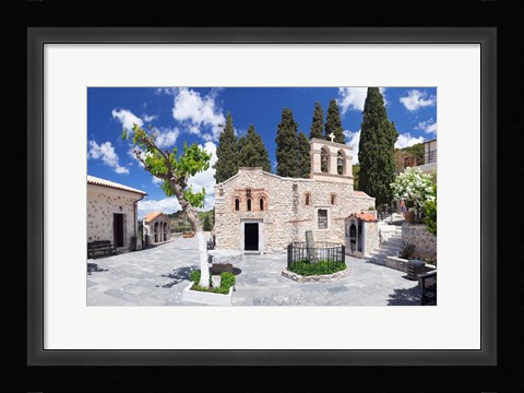 Framed Keras Kardiotissas Monastery, Kera, Crete, Greece Print