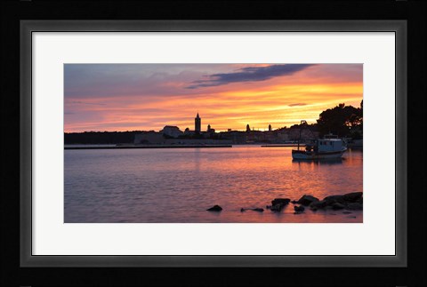 Framed Island of Rab, Kvarner Region, Dalmatia, Croatia Print
