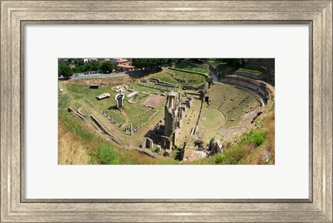 Framed Ruins of Roman Theater, Volterra, Tuscany, Italy Print