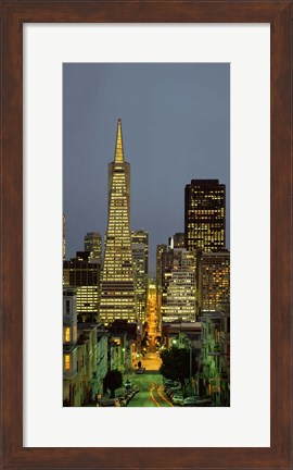 Framed San Francisco, CA Print