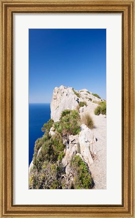 Framed Mirador d&#39; Es Colomer, Majorca, Balearic Islands, Spain Print