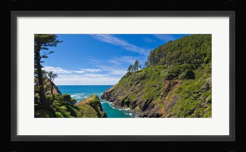 Framed Heceta Head Lighthouse Print