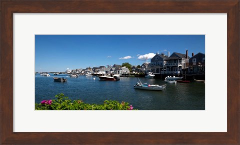 Framed Nantucket Harbor, Massachusetts Print