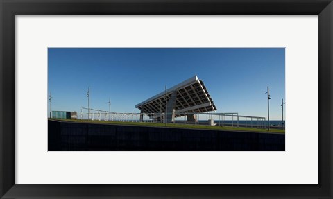Framed Giant Solar Panel, Parc del Forum, Barcelona, Spain Print