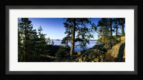 Framed Lake Saimaa, Puumala, Finland Print