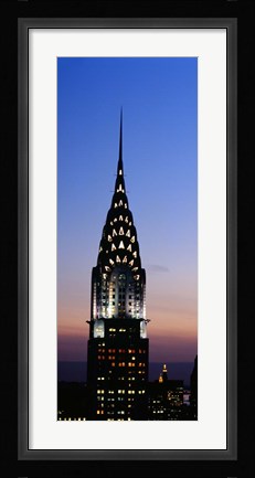 Framed Chrysler Building, Manhattan, New York City Print