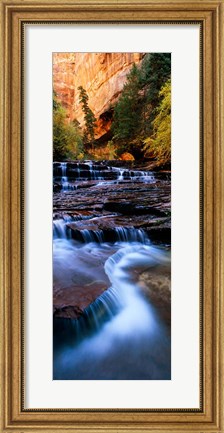 Framed North Creek, Zion National Park, Utah Print