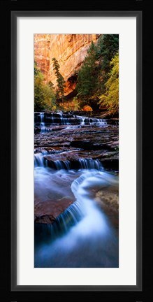 Framed North Creek, Zion National Park, Utah Print