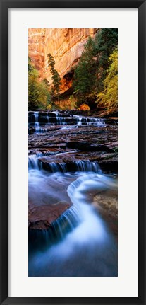 Framed North Creek, Zion National Park, Utah Print