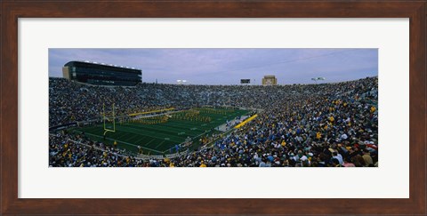 Framed Notre Dame Stadium, South Bend, Indiana Print