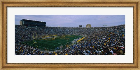 Framed Notre Dame Stadium, South Bend, Indiana Print