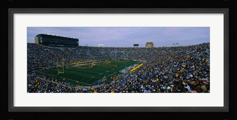 Framed Notre Dame Stadium, South Bend, Indiana Print