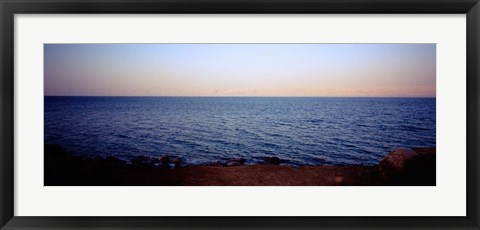 Framed Dead Sea, Jordan Print