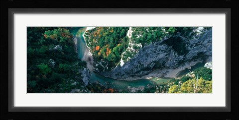 Framed Verdon Gorge, Balcons De La Mescla, France Print