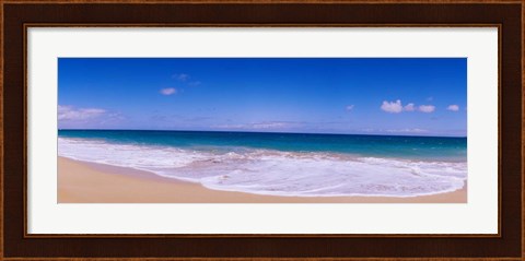 Framed Papohaku Beach,, Hawaii Print