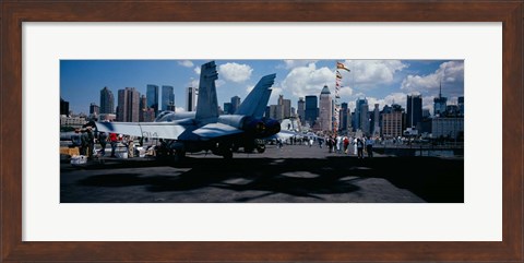 Framed Intrepid Sea Air Space Museum, USS Intrepid, NYC Print