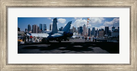 Framed Intrepid Sea Air Space Museum, USS Intrepid, NYC Print