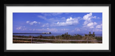 Framed Anna Maria Island City Pier, Tampa Bay, Florida Print