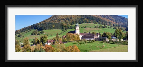 Framed St. Trudpert's Abbey, Black Forest, Baden-Wurttemberg, Germany Print