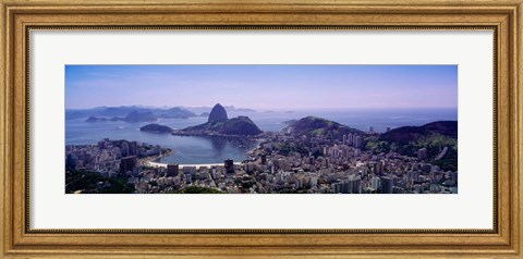 Framed View of Rio De Janeiro, Brazil Print