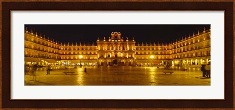 Framed Plaza Mayor Castile &amp; Leon Salamanca, Spain Print