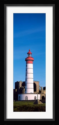 Framed Saint Mathieu Lighthouse, Finistere, Brittany, France Print