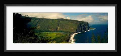 Framed Waipio Valley, Big Island, Hawaii Print