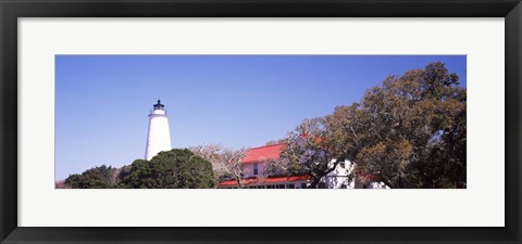 Framed Ocracoke Lighthouse Ocracoke Island, North Carolina Print
