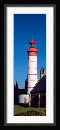 Framed Saint Mathieu Lighthouse, Finistere, Brittany, France Print
