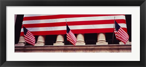Framed New York Stock Exchange, Manhattan, New York City Print