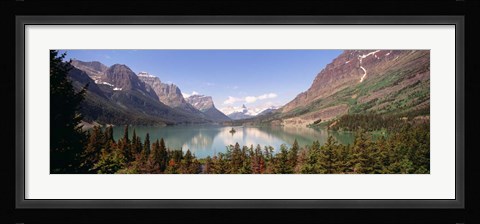 Framed Saint Mary Lake, Montana Print