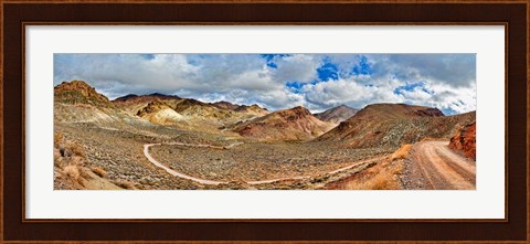 Framed Titus Canyon Road, Death Valley National Park, California Print