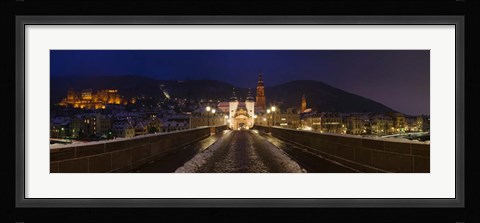 Framed Karl Theodor Bridge, Baden-Wurttemberg, Germany Print