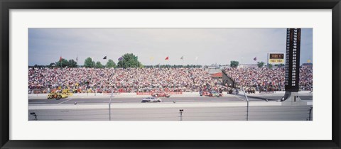 Framed Racecars, Indianapolis, Indiana Print