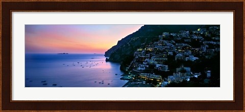 Framed Amalfi Coast, Campania, Italy Print
