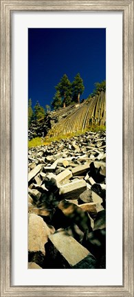Framed Devils Postpile National Monument, Mammoth Mountain, California Print