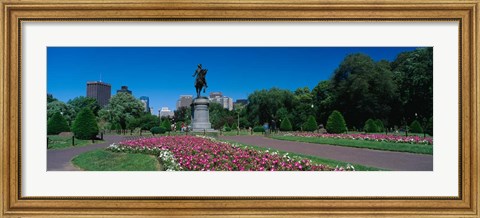 Framed Paul Revere Statue, Boston Public Garden, Massachusetts Print