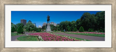 Framed Paul Revere Statue, Boston Public Garden, Massachusetts Print